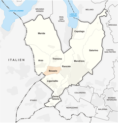 Besazio – Mappa