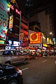 Hawker stalls during the night