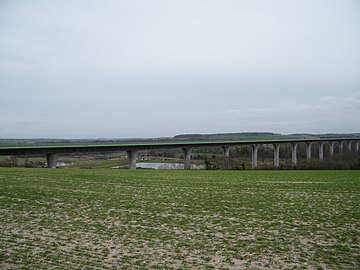 Paysage de la commune : le Viaduc du Scardon.