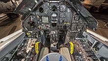 Lockheed YF-117A cockpit at the National Museum of the United States Air Force, Dayton, Ohio, USA