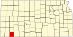 State map highlighting Seward County