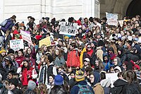 Students protest for gun control; the U.S.