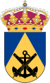 Coat of the arms of the Naval Tactical Center (MTC) 1994–1997.