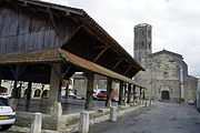 Market square and church, Monfort