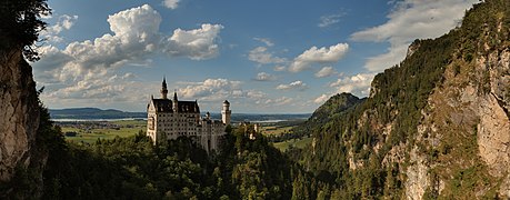 Vue panoramique depuis le Marienbrücke (pont de Marie).