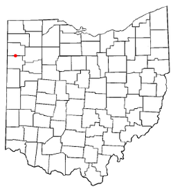 Location of Scott, Ohio