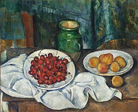Paul Cézanne, Still Life with Cherries and Peaches, 1885