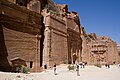 A line of tombs along the Street of Façades, Petra