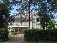 Queenslander-style house in Hendra, a suburb of Brisbane