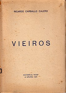 Ricardo Carballo Calero, Vieiros, Nós, 1931.