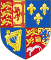 Royal Arms of Great Britain (1714-1801), after which the claim to the throne of France was dropped.