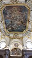 La monarquía española que rinde homenaje a la Religión fresco en la escalera del Palacio Real de Madrid