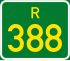 Regional route R388 shield