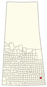 Location of the RM of Wawken No. 93 in Saskatchewan