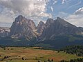 Il Sassolungo visto dall'Alpe di Siusi