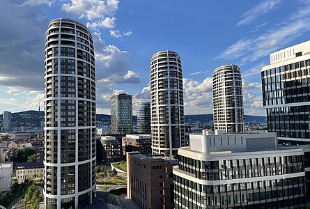 Sky Park Residence in Bratislava (2021)