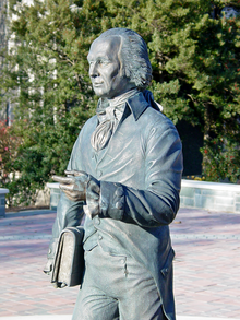 James Madison statue in Bluestone area