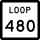 State Highway Loop 480 marker