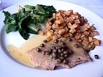 Veal piccata