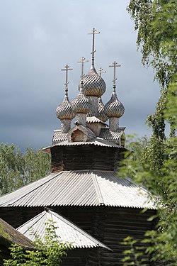 Церковь Рождества Богородицы — один из экспонатов музея