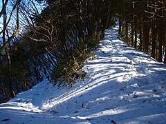 冬の芥場峠