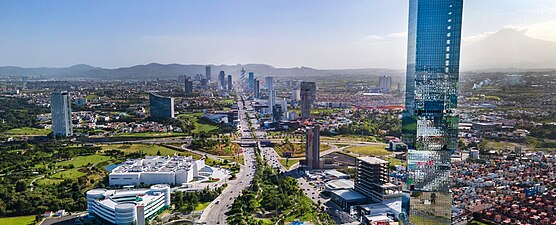 Skyline of Puebla