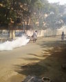 Anti-mosquito fogging operation in India