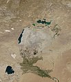 The East Aral Sea dries up again in 2021