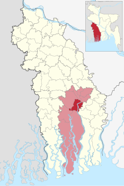 Location of Batiaghata