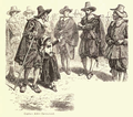 "Captain Alden Denounced", by illustrator Alfred Fredericks, in A Popular History of the United States, Vol. 2, by William Cullen Bryant, New York: Charles Scribner’s Sons, 1878, p. 463