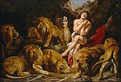 Daniel in the Lions' Den by Peter Paul Rubens, which hung in the Long Gallery until it was sold to Viscount Cowdray in 1919