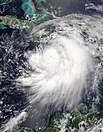 Hurricane Dennis over the Jamaica Channel on July 7, 2005