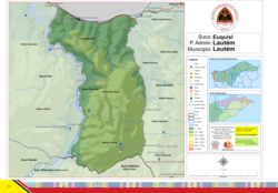 Landkarte des Sucos Euquisi