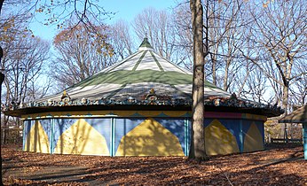 Forest Park Carousel all closed for the season, November 2009.
