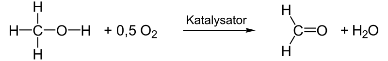 Oxidation von Methanol