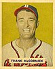 Frank McCormick of the Boston Braves in 1949