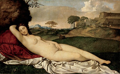 Sleeping Venus, by Giorgione and Titian