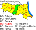 Lage der Provinz in der Region