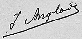 signature de Joseph Anglade