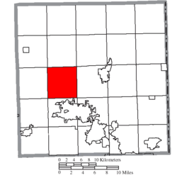 Location of Champion Township in Trumbull County