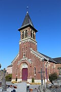 Façade de l'église.