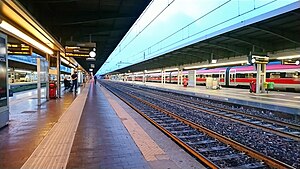 Venezia Mestre station platforms.