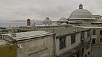 Rooftop view of the hamam and its domes