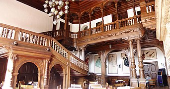 Interior del castillo