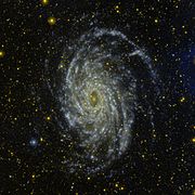 Ultraviolettaufnahme der Galaxie mittels GALEX