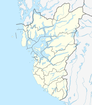 2013 Norwegian Third Division is located in Rogaland
