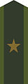 Collar patch m/58 for a second lieutenant