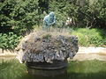 The Fountain of Appenino, by Bartolomeo Ammannati (1563), represented the mountain source of the rivers of Florence. The lake feeds the fountains in the garden below.