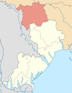 Location of Podilsk Raion