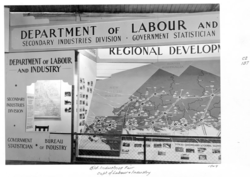 Queensland State Archives 4197 Department of Labour and Industry display at the Queensland Industries Fair 1949